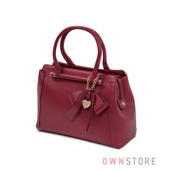 Купить женскую сумку - бордовую из кожзама Farfalla Rosso - арт.90827